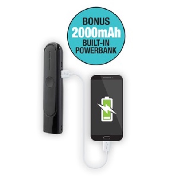 Portable Germicidal UV Sterilizer Wand w/ Built In 2000 mAh Power Bank - Picture 3 of 7